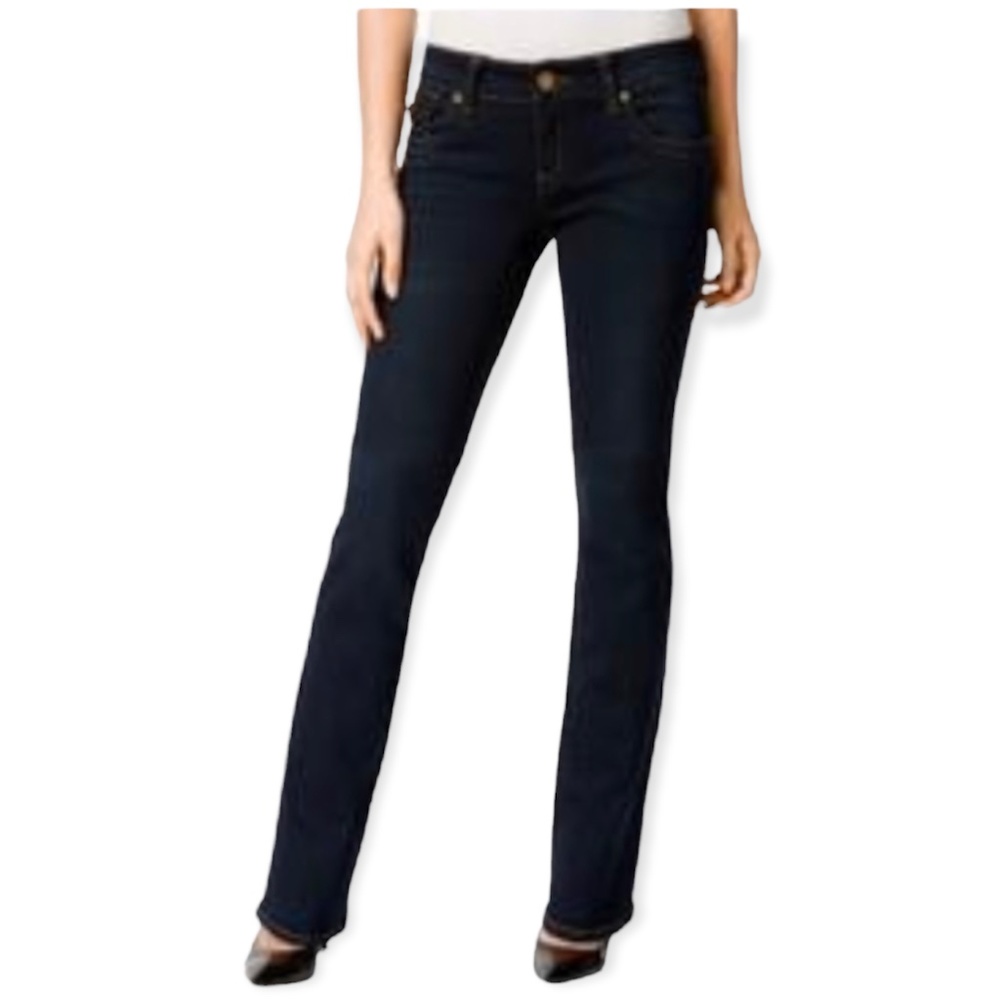 KUT FROM THE KLOTH Dark Blue Natalie High Rise Boot Cut Jeans 6